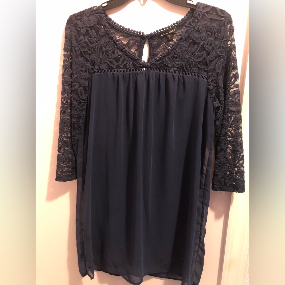 Navy Blue Dress